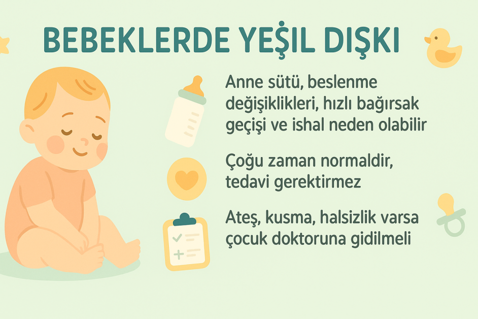 Bebeklerde yeşil dışkı nasıl tedavi edilir?
