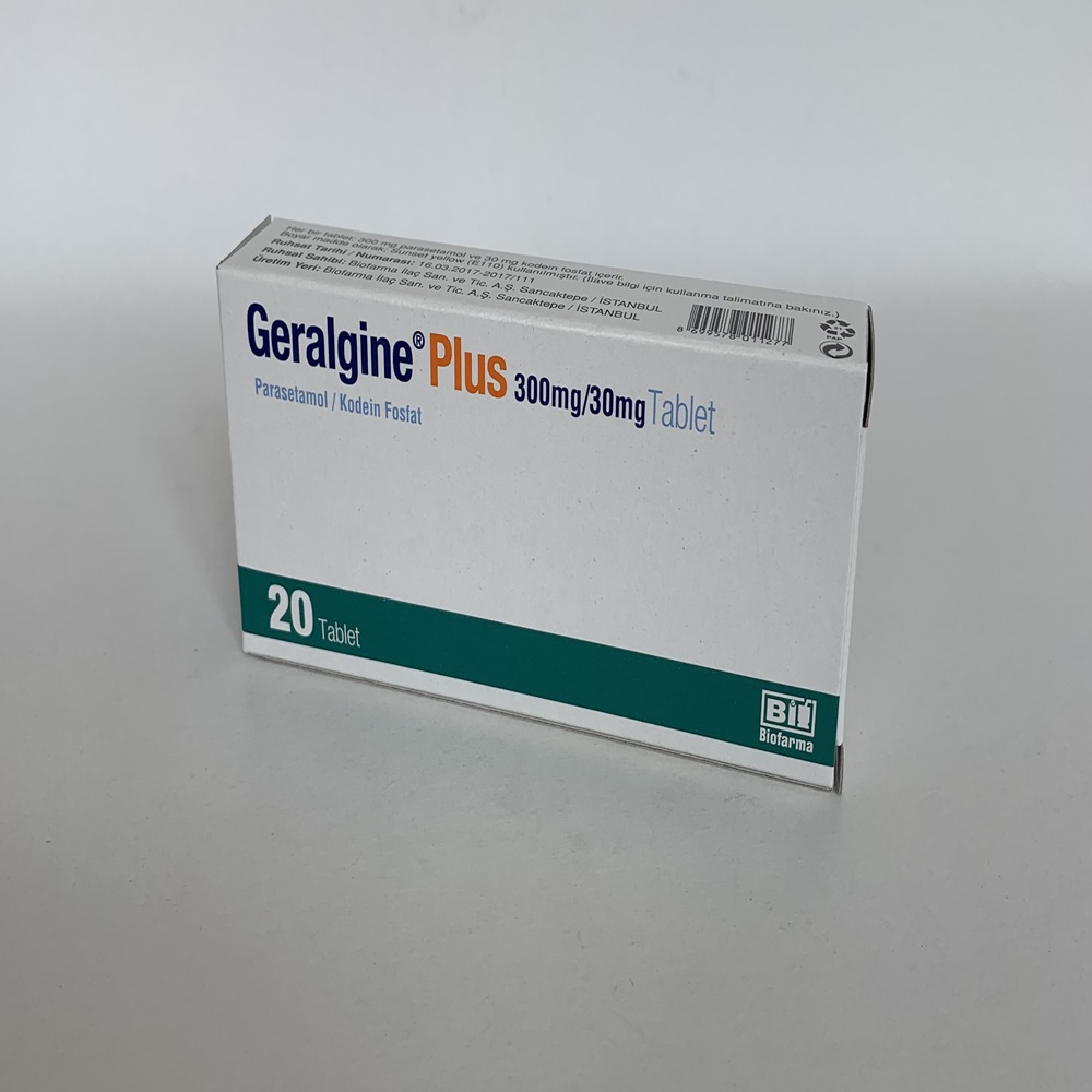 GERALGİNE Plus 300/30 mg tablet nasıl alınır?